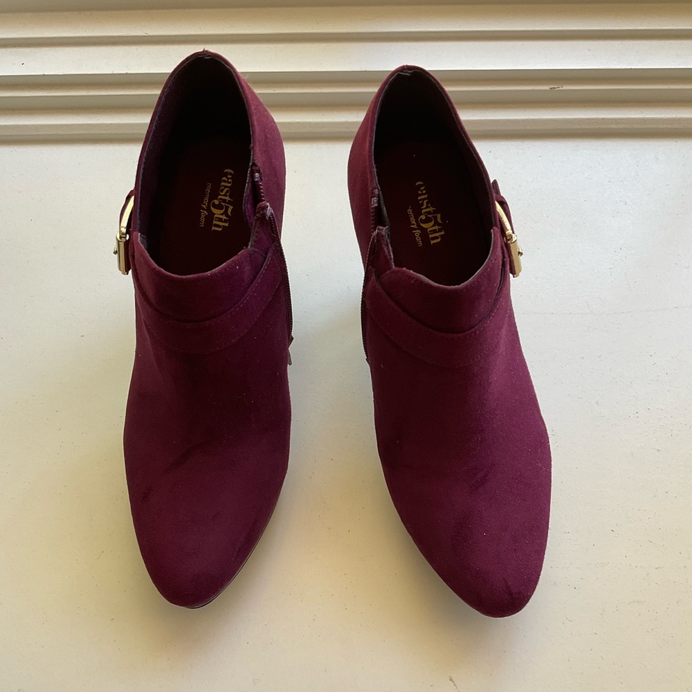 East 5th Memory Foam Burgundy Boots